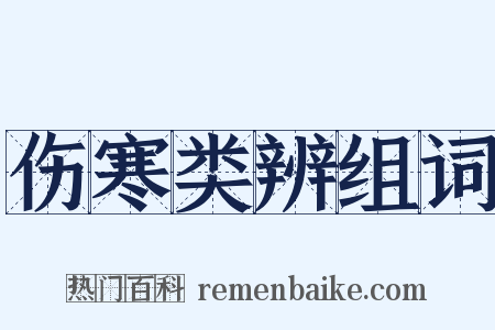 伤寒类辨组词是什么意思的图片